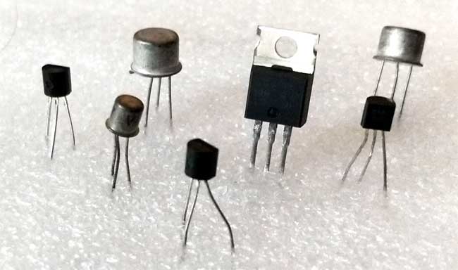 نمونه های مختلف از ترانزیستور